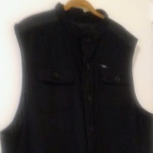 AKOO Men's Peacoat Vest Size:4XL